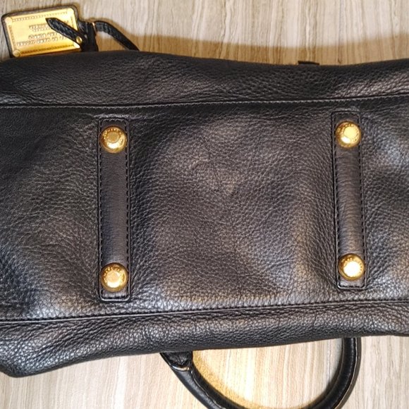 Authentic Classic Q Baby Groovee Satchel Marc by Marc Jacobs Black Leather - Picture 9 of 9